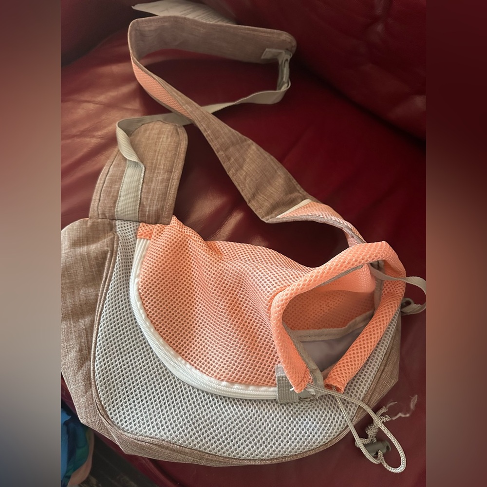 Stylish Tan and Orange Women's Bag